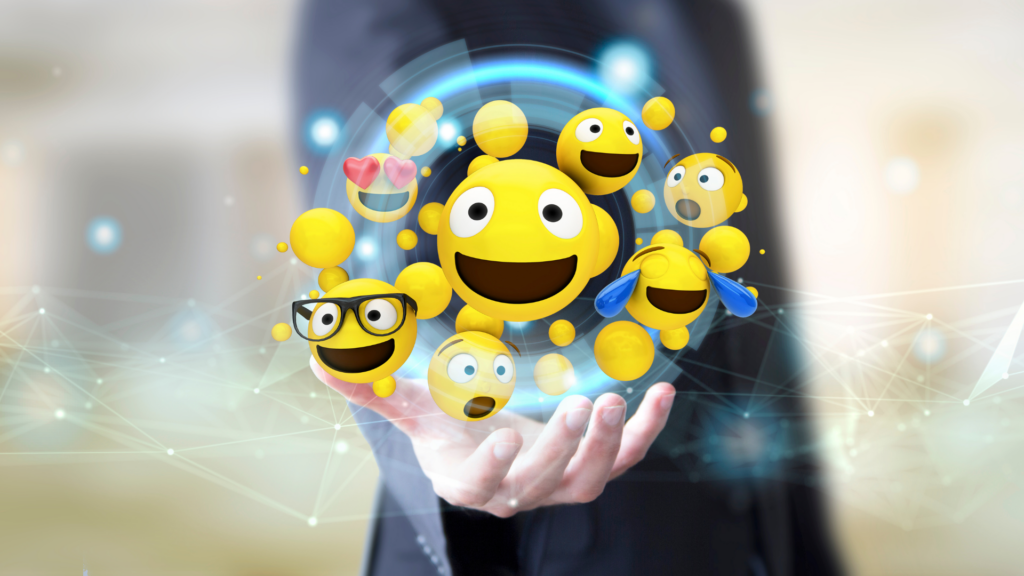 Mag je emoji's gebruiken in zakelijke communicatie.